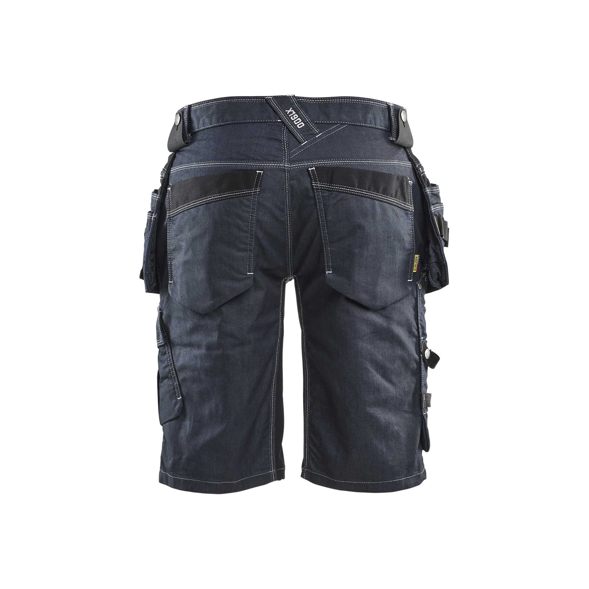 BLAKLADER 19921141 | Craftsman shorts stretch X1900 Work Shorts Men - Cordura Denim